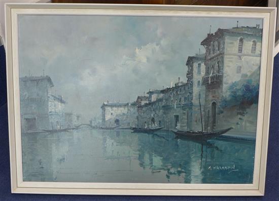 M.Maraspin After the storm, Venice, 20 x 28in.